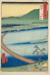 Etchu Provinz: Toyama, Ponton Etchu, Toyama, Funabashi